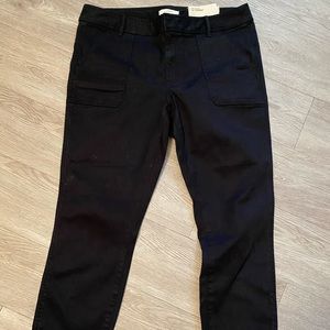 Loft Marisa skinny black jeans size 12